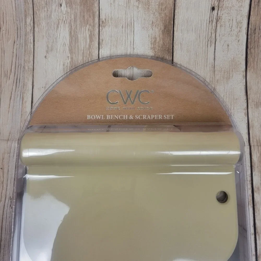 CWC Baking Mat Cookie Cutters Bowl Bench Scraper Set Flower Butterfly
